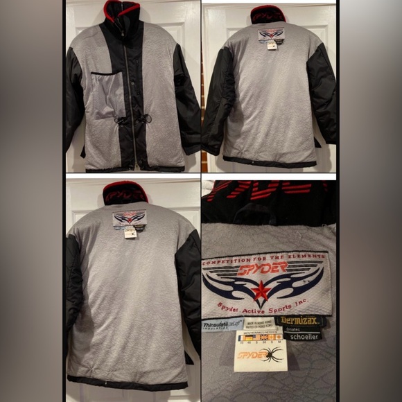 Vintage Spider Dermizax
Jacket Men's size S Black and Red with zip hood - Picture 17 of 17